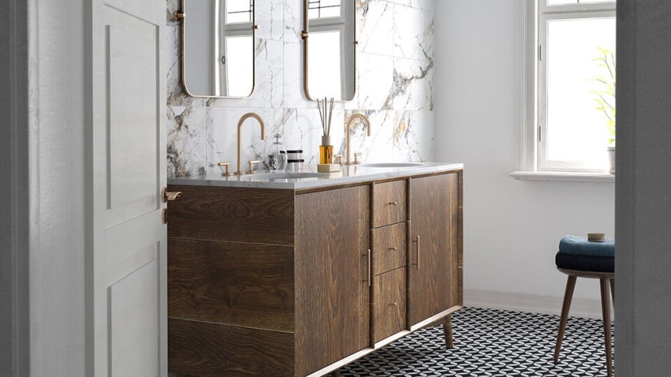 PORCELAIN TILES 60X120 YURTBAY INVISIBLE MARBLE GREY YURTBAY