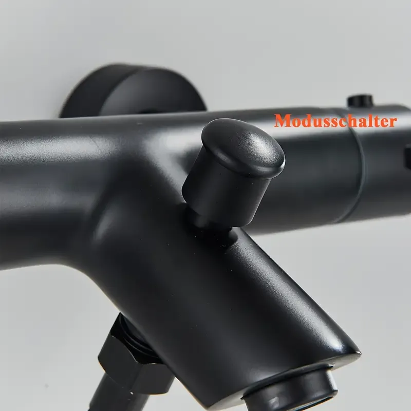 ТЕРМОСТАТЕН, ЗА ДУШ, ЧЕРЕН МАТ