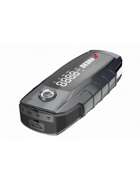 POWER-BANK С ФУНКЦИЯ ЗА СТАРТИРАНЕ НА ДВИГАТЕЛЯ DEDRA DEPP1600, LI-ION 16000MAH, LCD ДИСПЛЕЙ